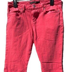 Joes Jeans Womens Denim Jeans Pants Size 29 Red Bright Color